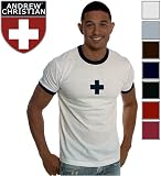 Andrew Christian Cross Ringer Tee