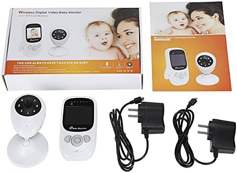Seepower New 2.4 Inch Baby Monitor 2.4g Intercom 8 LED Night Vision Baba Eletronica Baby Monitors 4 Lullabies Temperature Video Baby Monitor Wireless Security Camera