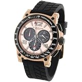 Stuhrling Original Mens Sportman 'Olympian' Chronograph Rubber Strap Watch # 234.334655 by St�hrling Original