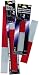 3M 03461 Scotchlite High Visibility Reflective Strips, 2-Inch x 18-Inch, Alternating ...