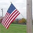 Outdoor Telephone Pole Kit with 16in Strap with Fiberglass Pole