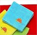 Embroidered Turtle Bath Towel - Blue