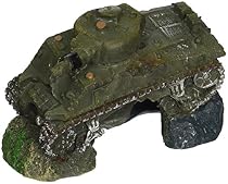 BLUE RIBBON PET PRODUCTS 030157015893 Exotic Environments Army Tank with Cave
