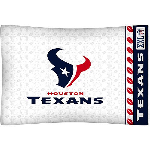 NFL Houston Texans Micro Fiber Pillow Case Logo