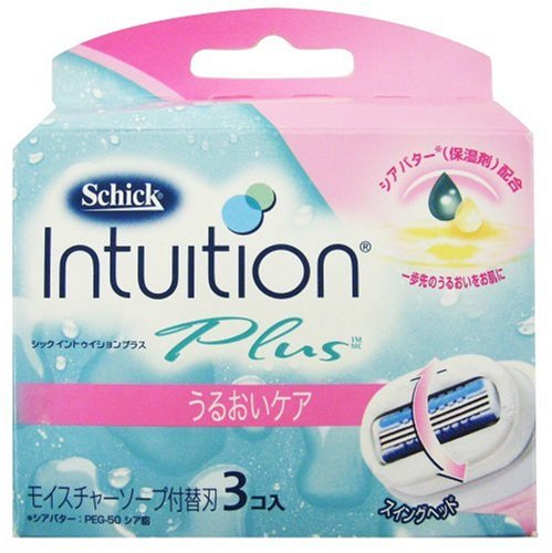 シック イントゥイション プラス うるおいケア モイスチャーソープ付替刃 3個入