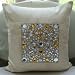 Jewel Thief - Decorative Pillow Covers - Suede Pillow Cover with Crystals