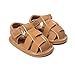 Kuner Infant Baby Boys Girls Pu Leather Rubber Sole Anti-Slip Summer Sandals First Walkers