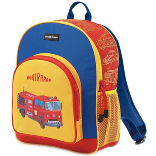 Childrens Toyshop  Third Party New : Crocodile Creek Kids Backpack (Fire Truck)