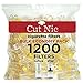 Cut Nic 4 Hole Disposable Cigarette Filters (1200 Filters) Including 4 Travel Cases