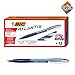 BIC Atlantis Retractable Pen, Med Point, Metal Clip,Blue Ink (VCG11-BE)