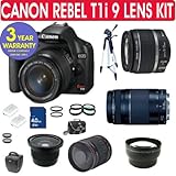 Canon Rebel T1i Digital SLR Camera + Deluxe Camera Outfit