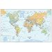 Brewster Wall Pops WPE99074 Peel & Stick World Dry-Erase Map with Marker