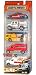 2010-2011 MATCHBOX 5 PACK, FIRE cars #9: Ford Crown Victoria, International WorkStar Brush Fire Truck, Fire Engine, MBX Tanker, Ford E-350 Ambulance
