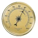 Standard Design Weather Instruments : Hygrometer, 2 3/4" Ivory Dial