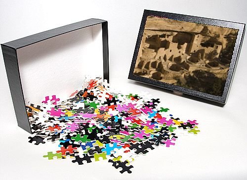 photo jigsaw puzzle of rog 12211 13th century native indian cliff buildings from cheap price