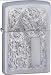 Zippo Lighter - Corinithian Scroll Greek Logo ZP 6473b