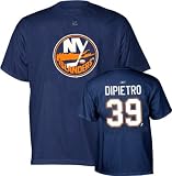 Rick DiPietro New York Islanders Navy Name and Number T-Shirt