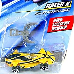 Speed Racer 1:64 Die Cast Hot Wheels Car Racer X Race Car with Spear Hooks by 