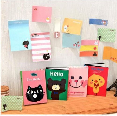 SXL Cute Cartoon Sticker Post-It Bookmark Point It Marker Memo Flags Sticky Notes