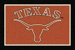 Texas Longhorns "TEXAS" 3' 10" x 5' 4" Team Spirit Area Rug