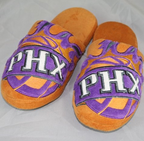 Image of Phoenix Suns NBA Big Logo Hard Sole Slide Slippers ...