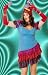 Sexy Plus Size Adult Halloween Costume Carmen, South American Dancer (1X/2X, Blue)