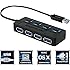 Sabrent 4-Port USB 3.0 Hub with Individual Power Switches and LEDs (HB-UM43)