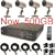 USA Security Store --- CCTV 4 Sharp CCD Day/Night Vision Color Cameras with 4 CH Security Surveillance DVR System Built-in 500GB HDD, Included 4x65FT video cables and Power Supplies KIT