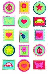 Martha Stewart Crafts Stickers, Bright Stamp