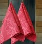 Linen Cotton European Dish Towel, Regale in Orchid Smoke-Rose, 1-piece