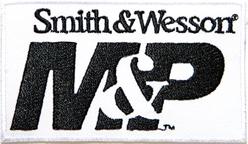 Smith & Wesson Handgun Pistol Gun Shotgun Firearms Knife Logo Jacket T shirt Patch Sew Iron on Embroidered Symbol Badge Cloth Sign By Prinya Shop