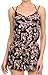 Simplicity Junior's Colorful Multi-Patterned Button-Up Racerback Romper