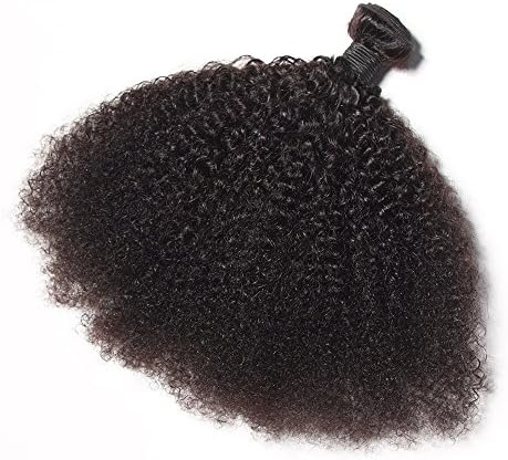 Mixed Length 14'' 16'' 18'' Brazilian Afro Kinky Curly Hair 3pack Bundle Cheap Human Hair Natural Black Virgin Brazilian Afro Hair