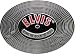 Elvis Presley Record King Of Rock & Roll Belt Buckle
