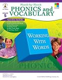 Month-by-Month Phonics and Vocabulary, Grade 5