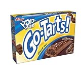 Kellogg's Pop-Tarts Go-Tarts! Snack Bars, Frosted Chocolate Fudge, 10-Count Boxes (Pack of 12)