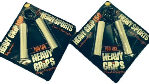 Heavy Grips Hand Grippers 100 and 150 lb Set