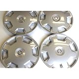 15 Set of 4 Nissan Versa Cube Wheel Cover 15 Inch Silver Lacquer Hubcaps