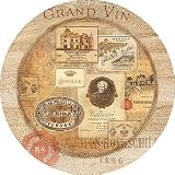Nostalgic Wine Labels Sandstone Thirstystone Coasters