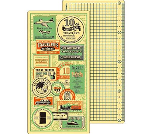 MIDORI Travelers Notebook Plastic Sheet 2017 (Regular size)