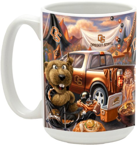 NCAA Oregon State University 15-Ounce Tailgate Series Ceramic Mug