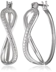 Sterling Silver Infinity Hoop Earrings
