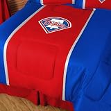 Philadelphia Phillies SIDELINES Jersey Material Comforter - Twin