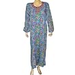 Indian Tunic Long Sleeve Viscose Caftan Size M (kftn849)
