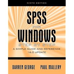 SPSS for Windows Step by Step: A Simple Guide and Reference, 16.0 Update (9th Edition)