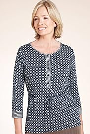 Classic Collection Floral Print Belted Top