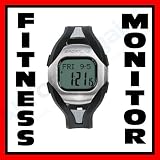 Sportline Mens Solo 960 Any Touch Step & Distance Pedometer Heart Rate Monitor Watch