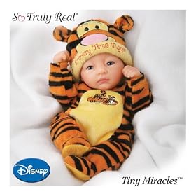 Tiny Miracles Drowsy Time Tigger Miniature Baby Doll With Sleeper: So Truly Real by The Ashton-Drake Galleries