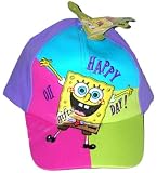 Spongebob Cap/Hat Fuchsia/Blue/Green/Purple