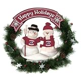 Colorado Avalanche Team Snowman Wreath